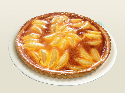 Pear chocolate pie lactose-free kosher pareve miami