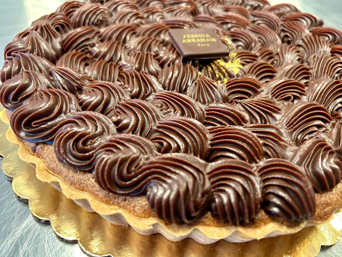 Banana and Chocolate Tarte