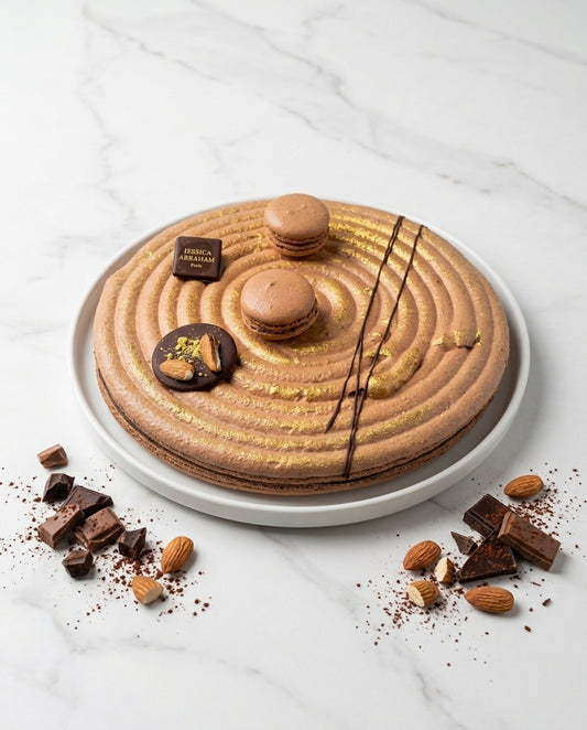 Giant Chocolate Macaron