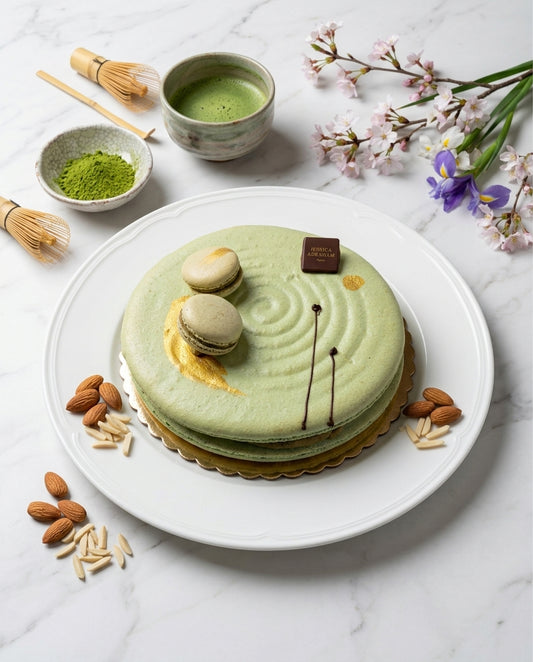 Giant Matcha Tea Macaron